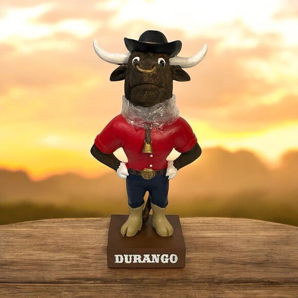 2003 Dodge Durango MESQUITE CHAMPIONSHIP RODEO Bull Steer Bobblehead/Bobble Head - Picture 1 of 15